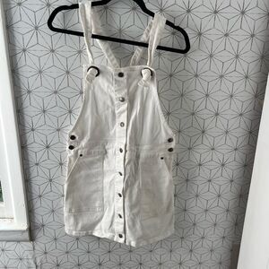 Rebecca Minkoff White Overall Denim Dress